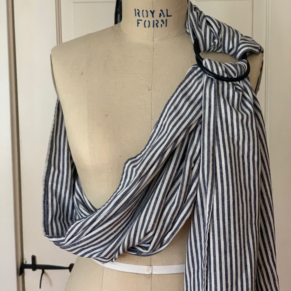 Wildbird Striped Linen Ring Sling